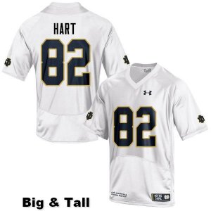 Notre Dame Fighting Irish Men's Leon Hart #82 White Under Armour Authentic Stitched Big & Tall College NCAA Football Jersey AKJ2399TX